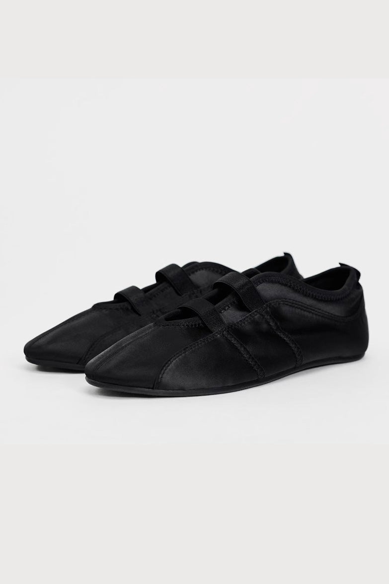 Modern Satin Ballet Flats