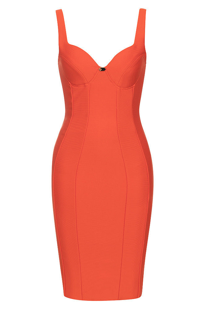 Stylish Sexy Spaghetti Strap Mini-Length Dress