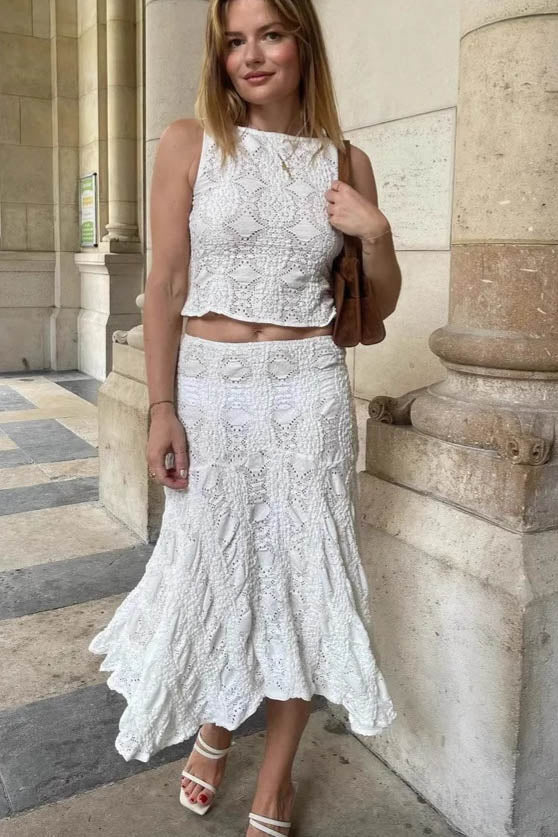 Coordinated Sexy Middle Eastern Style Skirt Set