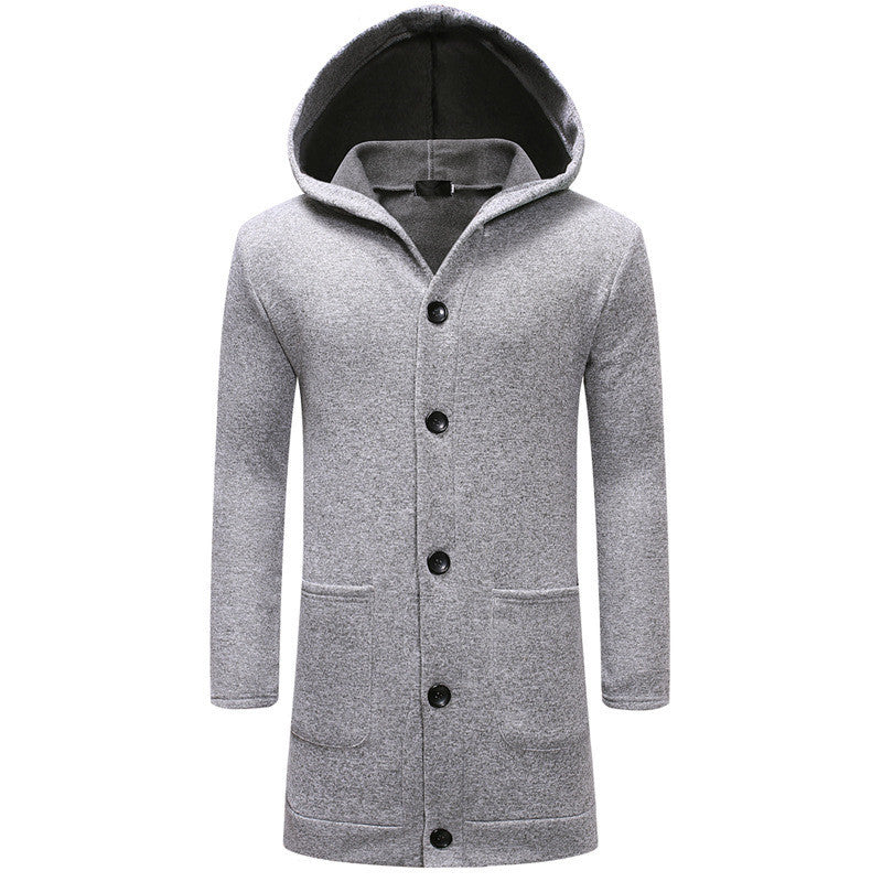 Wool Blend Sweater with Hood