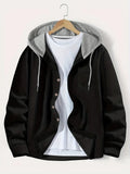 Breathable Denim Jacket with Hood