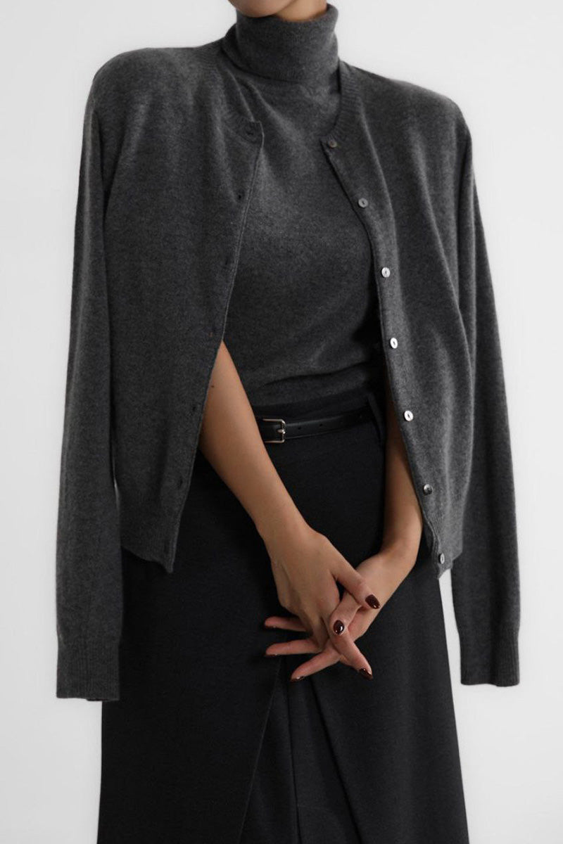 Effortless Vest-Knit Cardigan