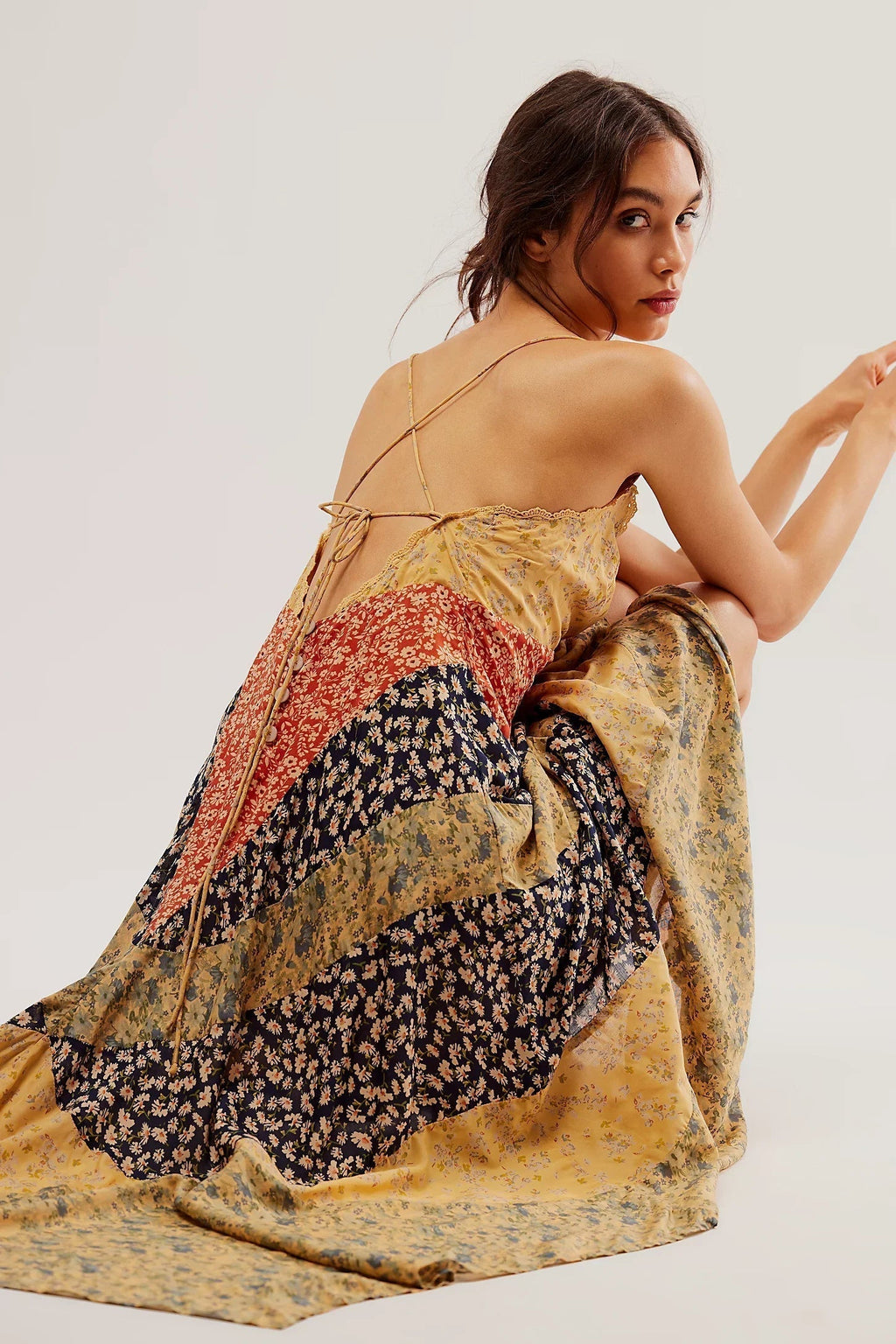 In The Flowers Maxi-Length Dress