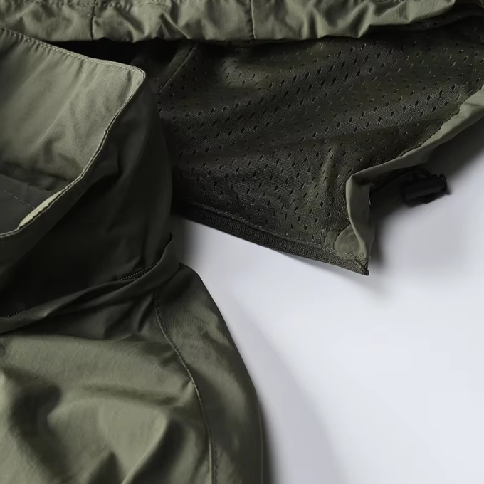 Water-Resistant Jacket with Zip Front