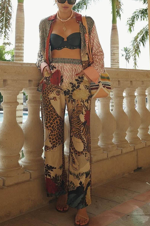 Leopard Print Relaxed Set