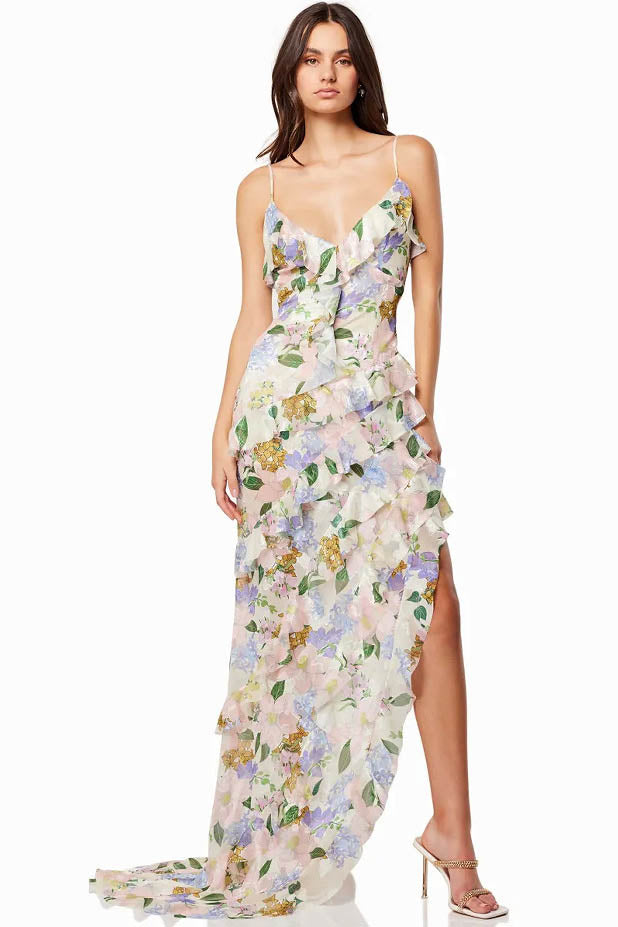 Modern Spring Summer Off-Shoulder Organza Dress