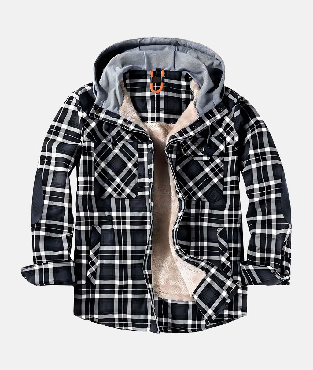 Lightweight Flannel Denim Jacket