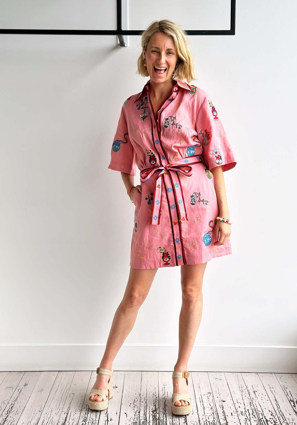Relaxed Fashion Knit Cardigan Dress