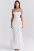 Tied Allure - Open-Back Slim Dress