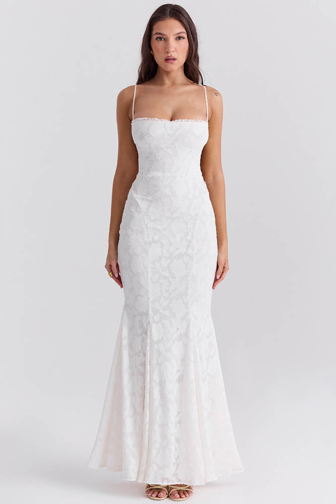 Tied Allure - Open-Back Slim Dress