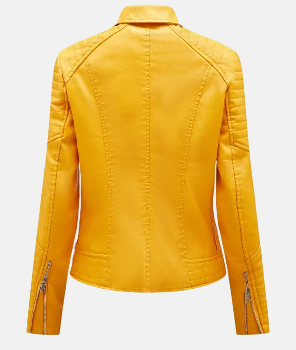 Leather Biker Jacket without a Hood
