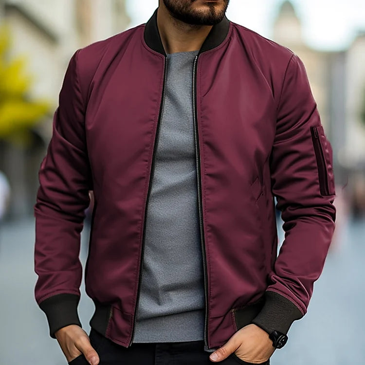 Bomber Jacket with Lined