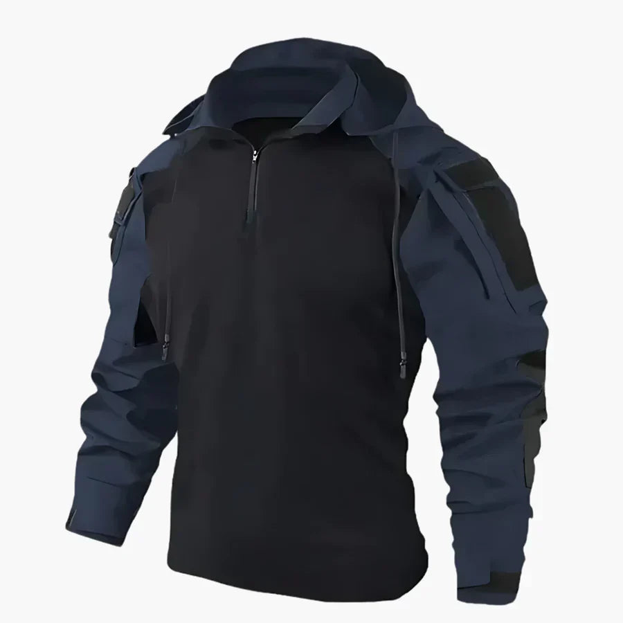 Water-Resistant Wool Blend Jacket