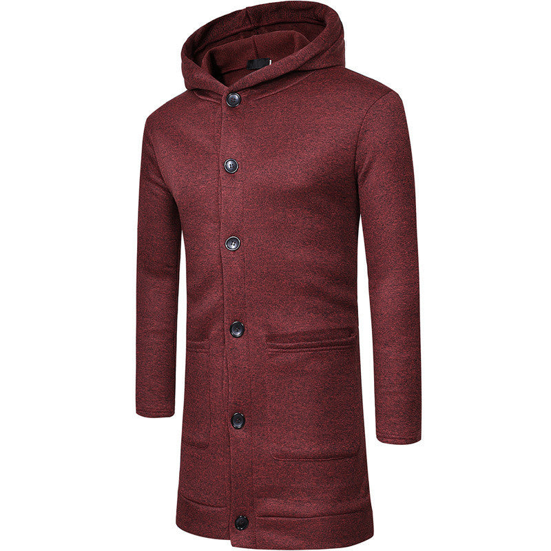 Wool Blend Sweater with Hood
