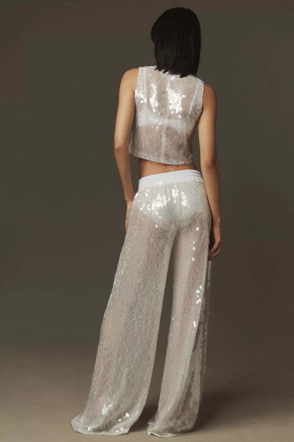 Boyfriend Sequined Trousers