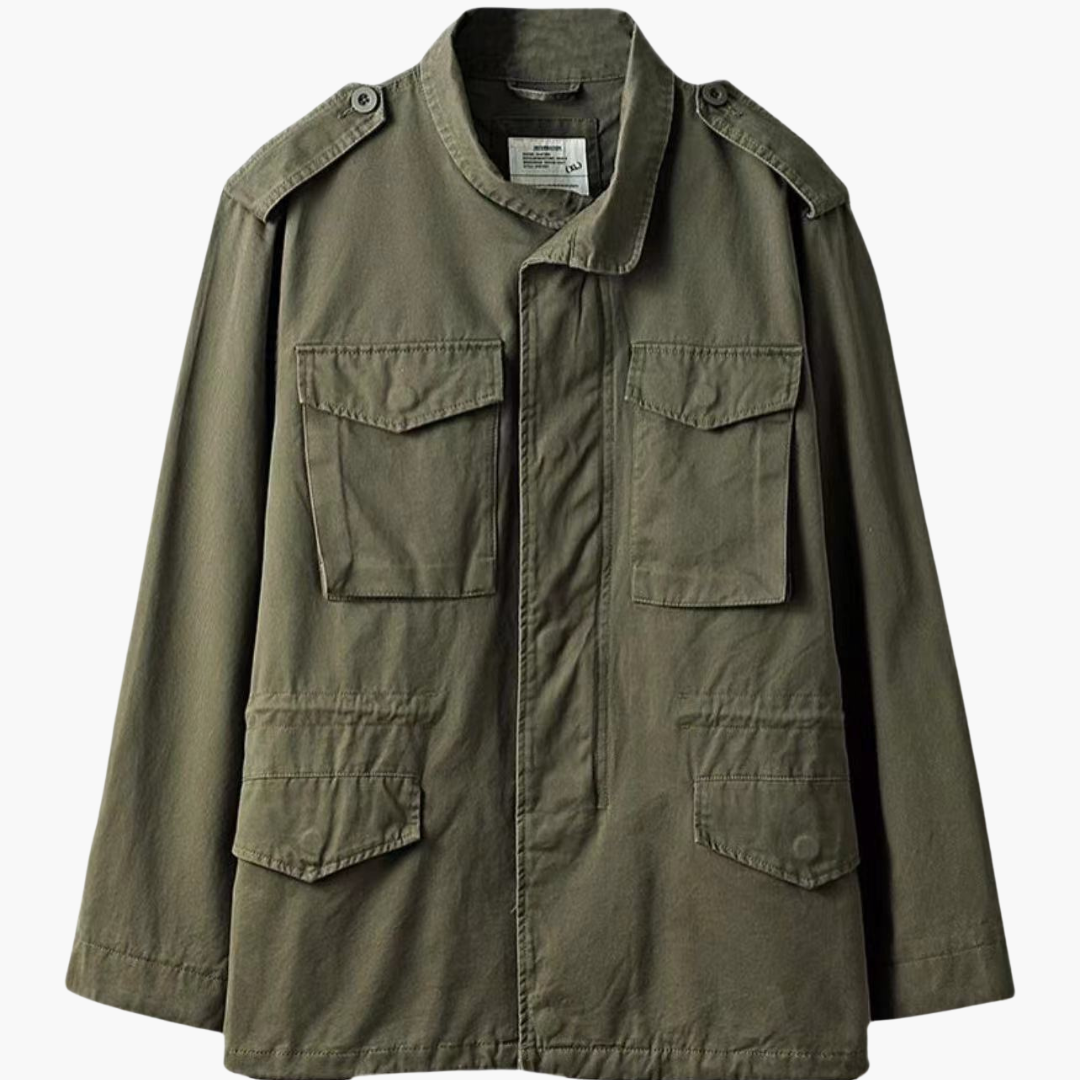 Corduroy Jacket with Button Front