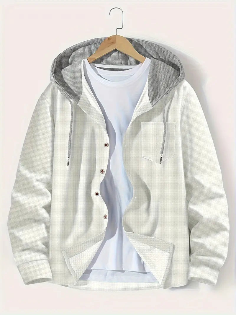 Breathable Denim Jacket with Hood