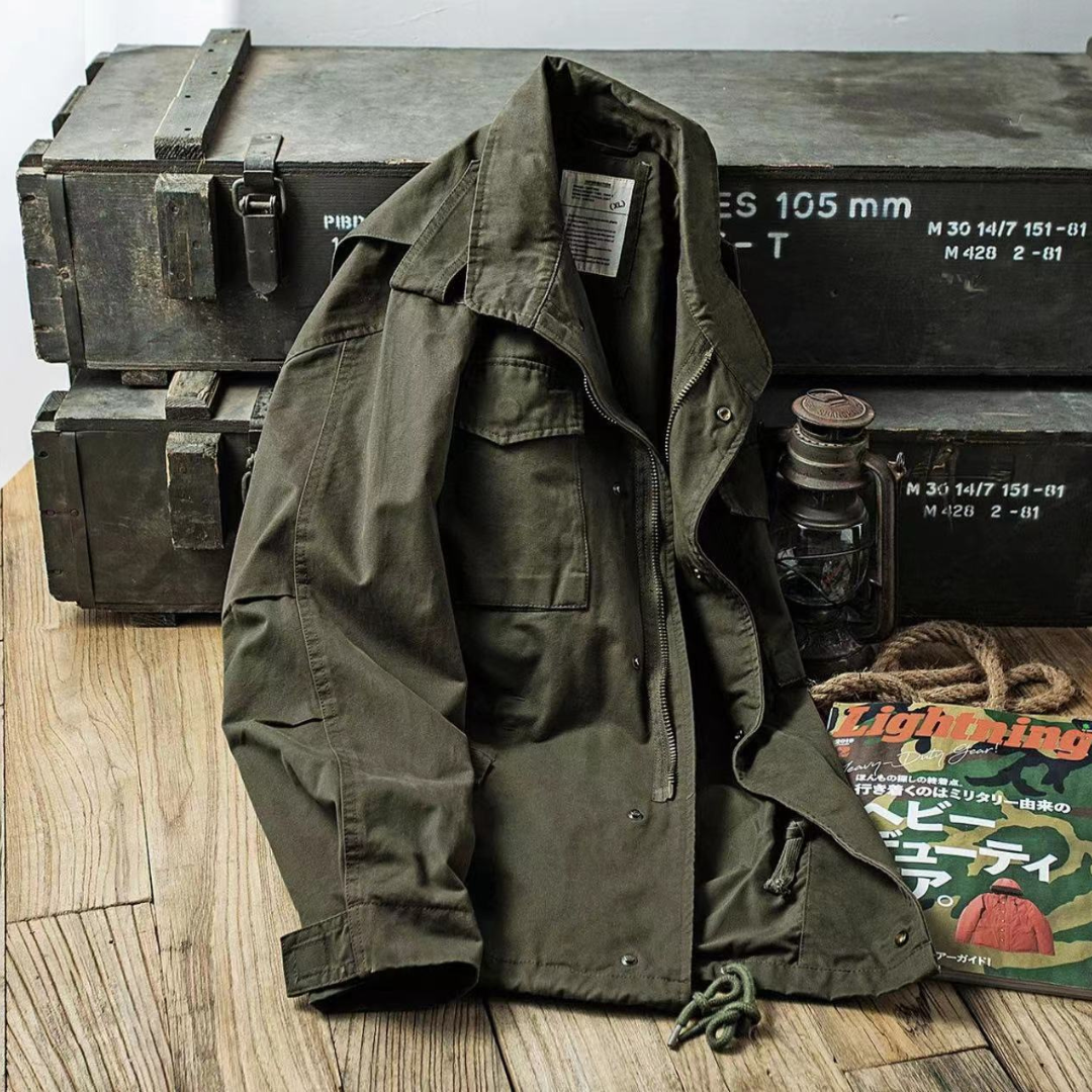 Corduroy Jacket with Button Front
