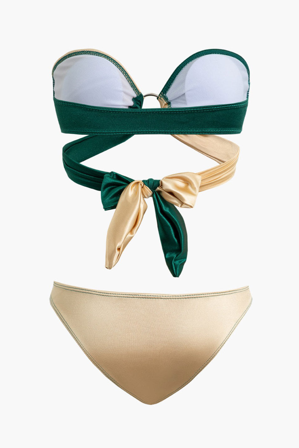Contrast Knot Two-Piece Bikini
