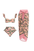 Mini Ruffled Flower Two-Piece Bikini