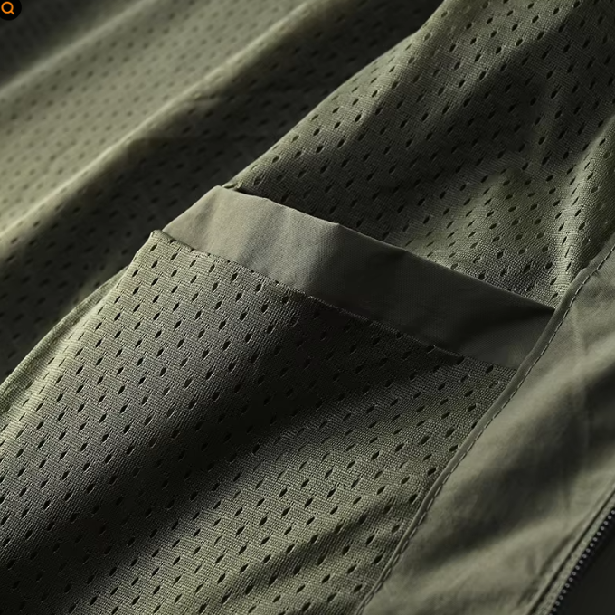 Water-Resistant Jacket with Zip Front