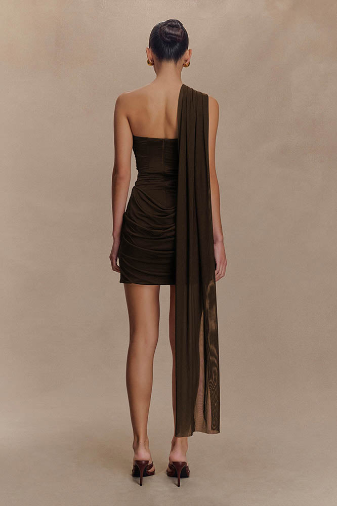 Summer Party-Ready Strapless Mini-Length Dress