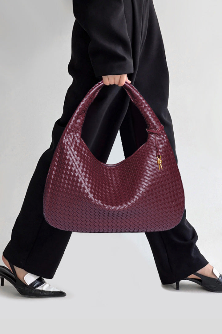 Modern Retro Crescent Bag