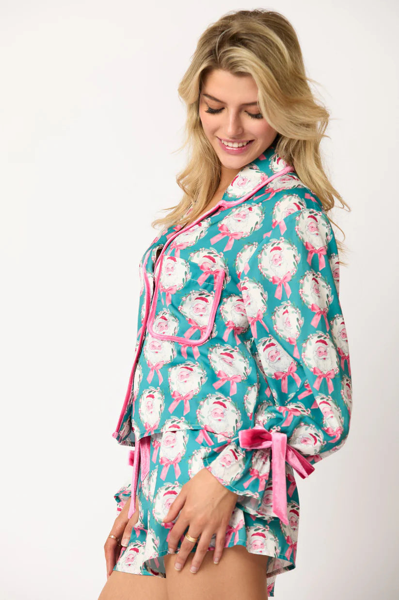 Coordinated Christmas Character Sprint Pajama Short Set
