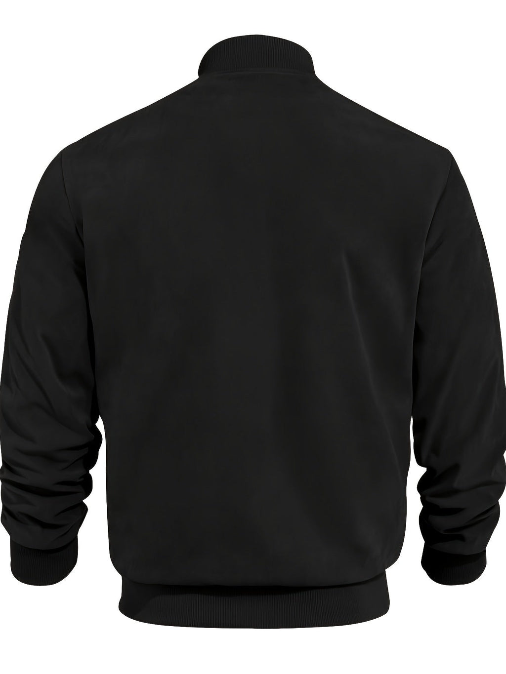 Suede Leather Jacket with Multiple Pockets