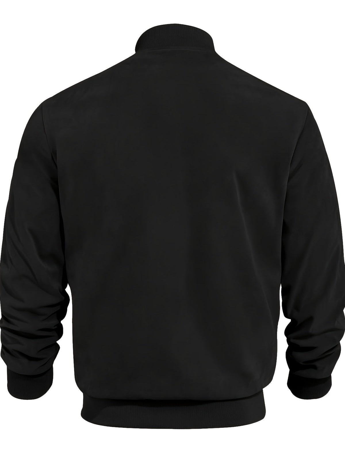 Suede Leather Jacket with Multiple Pockets