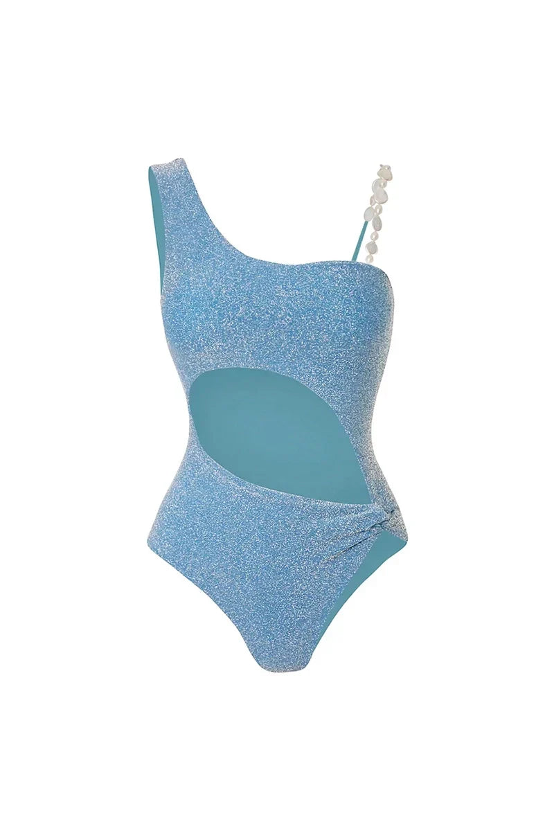Cut-Out Resort-Style Swimwear Set