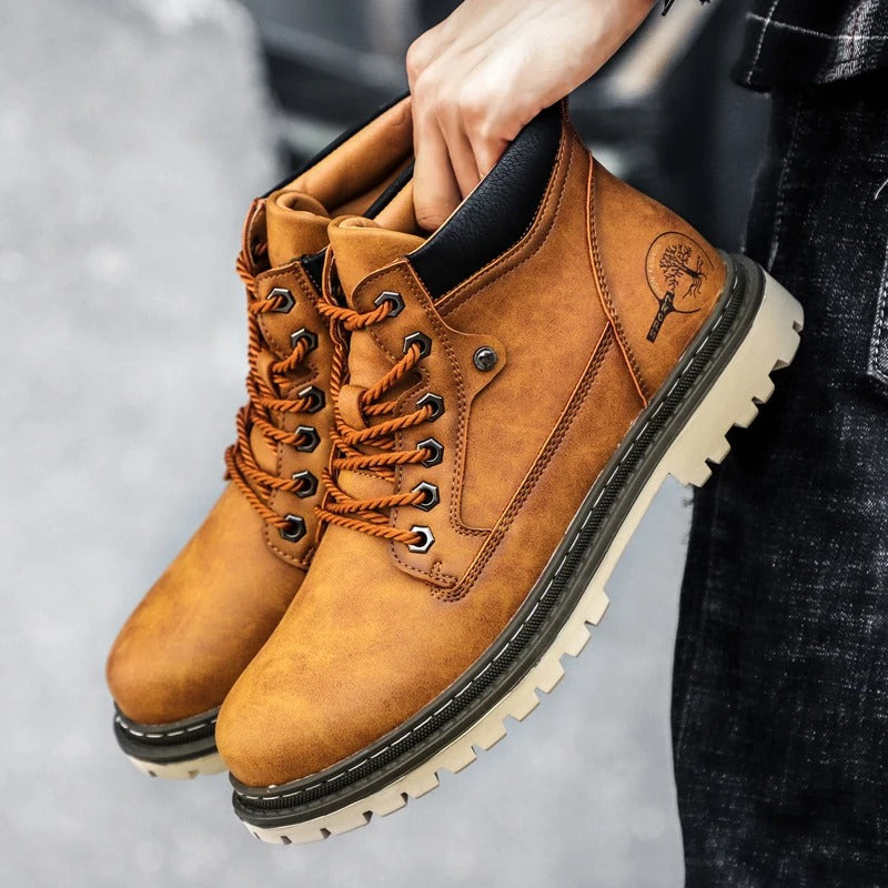 Boots with Padded Collar