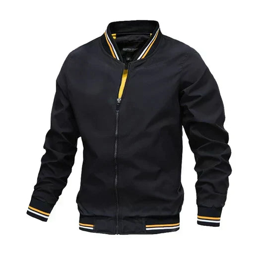 Breathable Denim Bomber Jacket