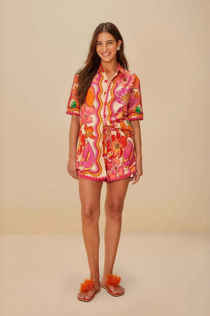 Flower Shorts & Top Set