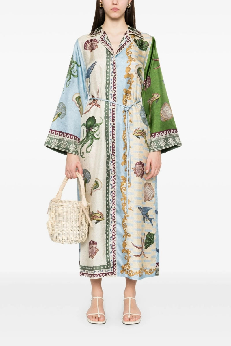 Modern Relaxed Fit Linen Gown