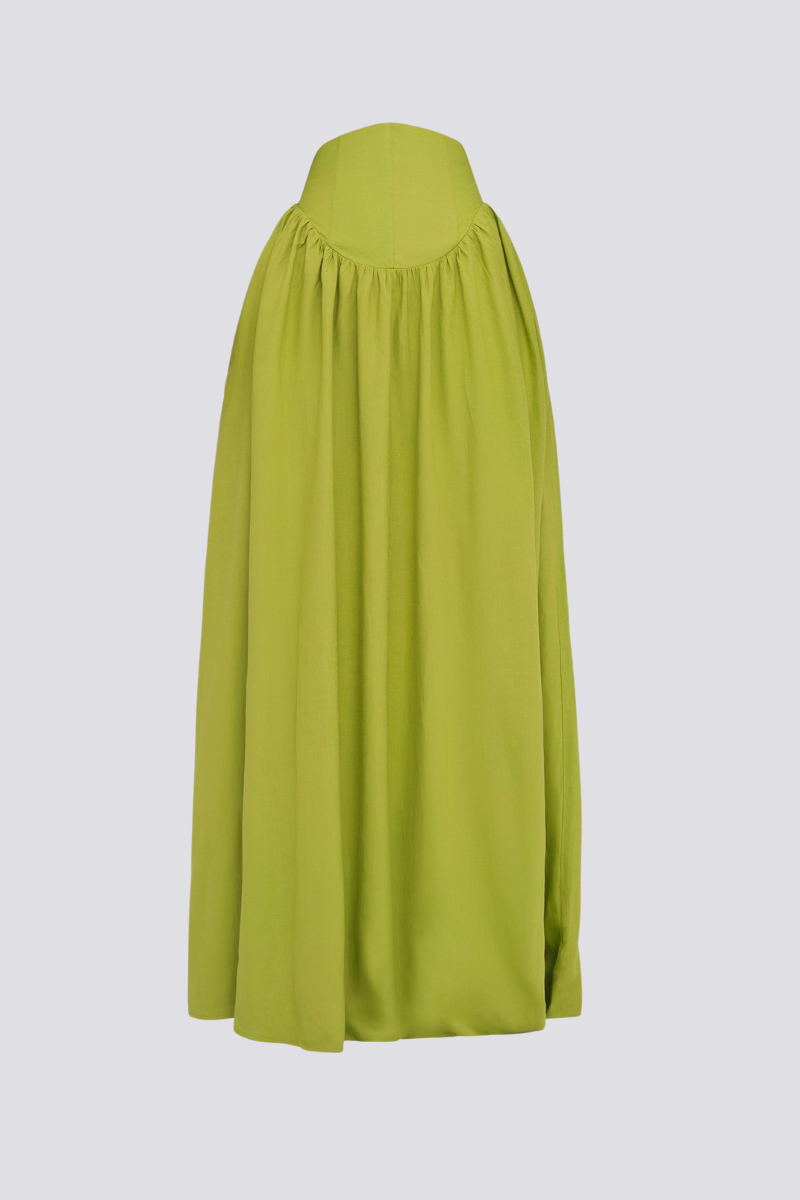 Coordinated Adalicia Long Sleeve Ruched Skirt Set