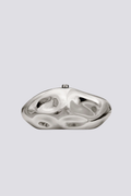 Modern Alixe Dent Cloud Bag In Silver