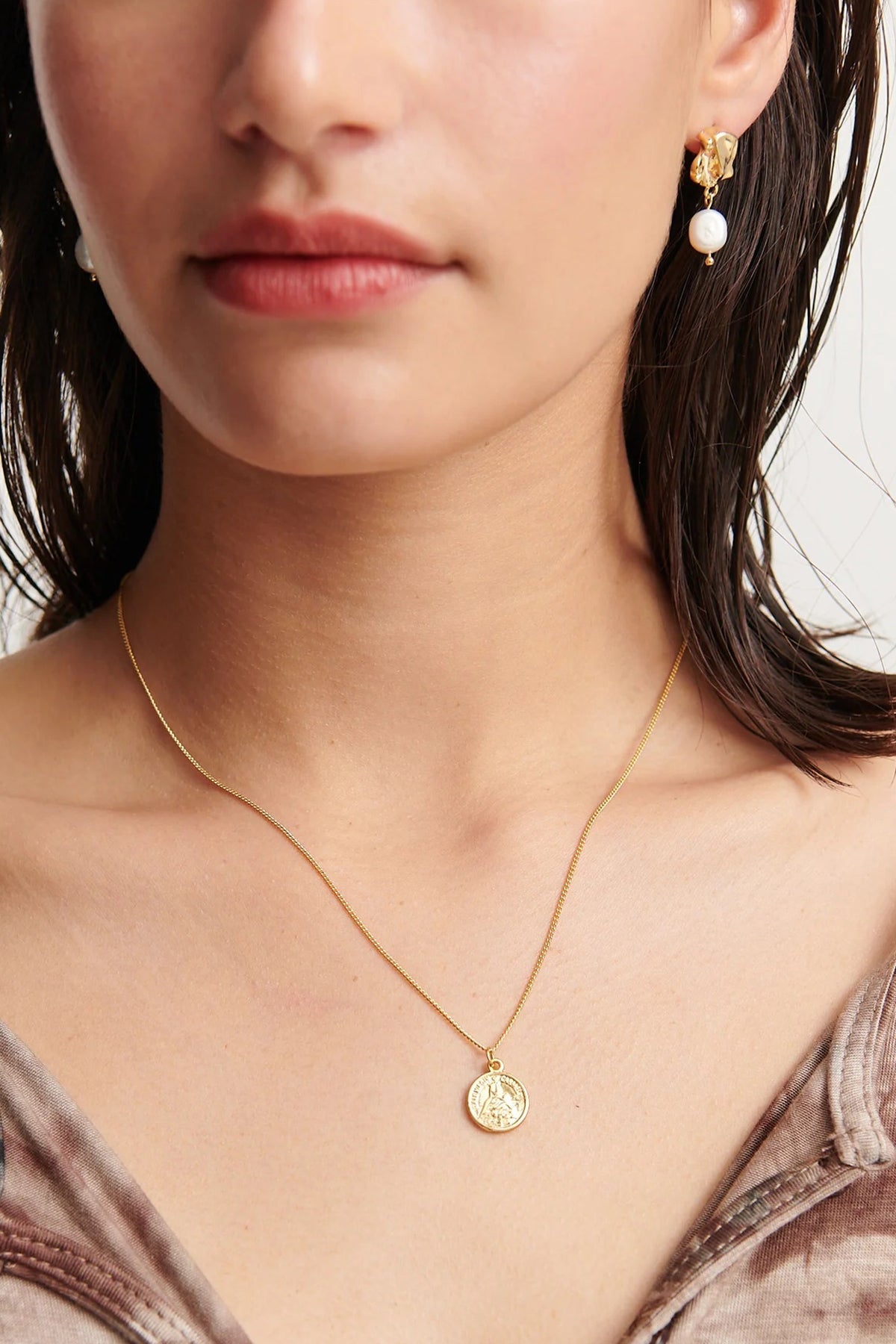 Statement Mina Pearl Earrings