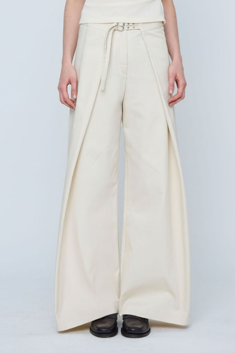 Anser Wide-Leg Buckle Pant
