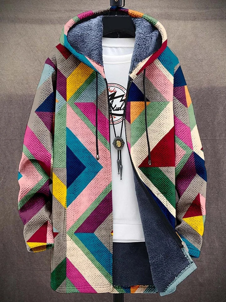 Warm Cardigan with Zip Front