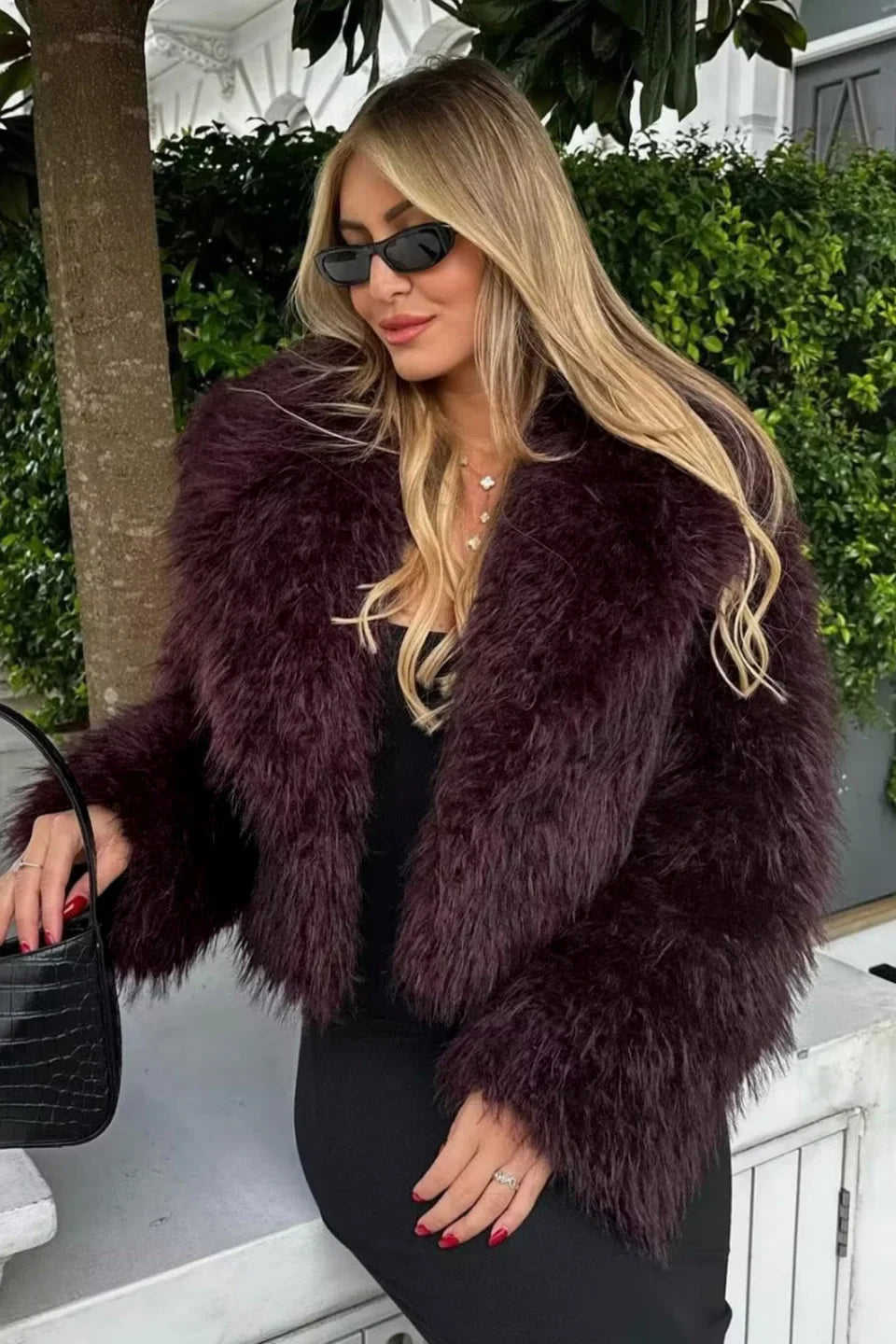 Modern Lapel Fur Jacket