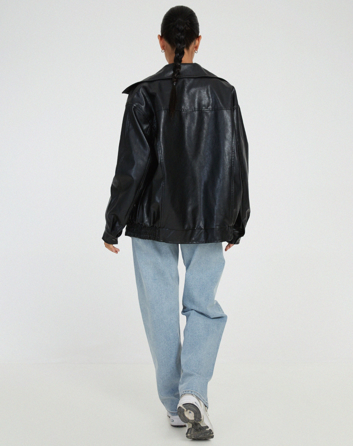 Modern Oversized Leather Jacket
