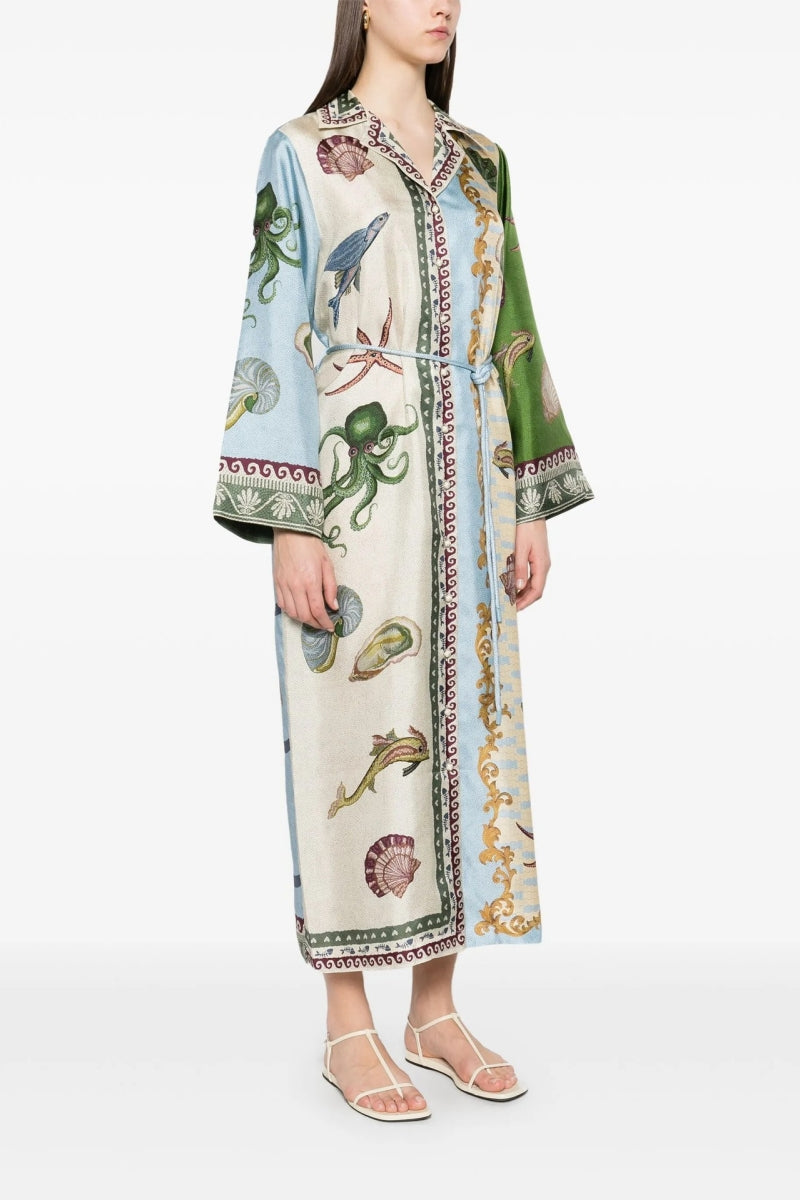 Modern Relaxed Fit Linen Gown