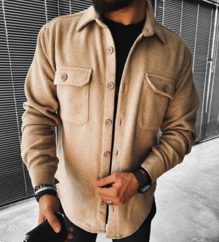 Lightweight Coat with Warm Lining