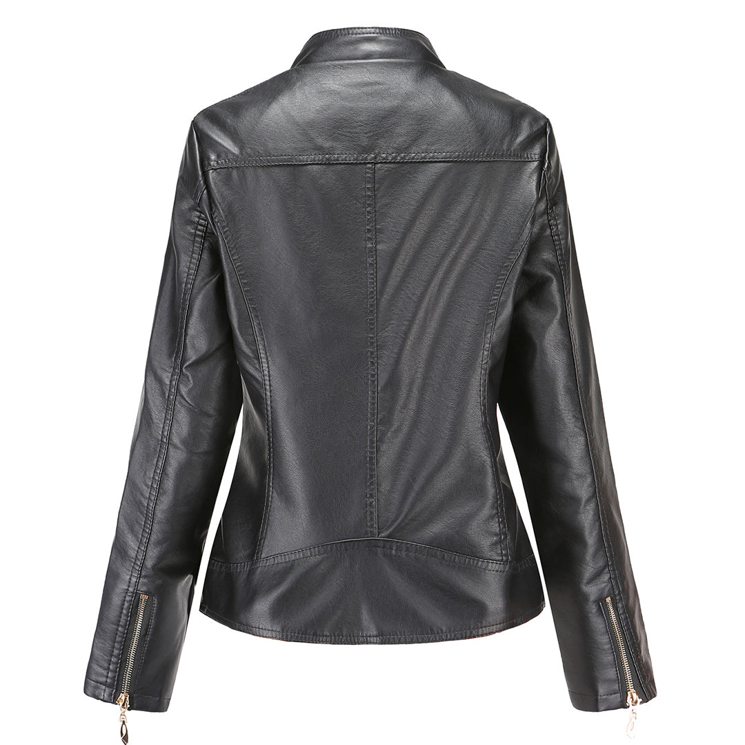 Stylish Leather Jacket with a Timeless Design