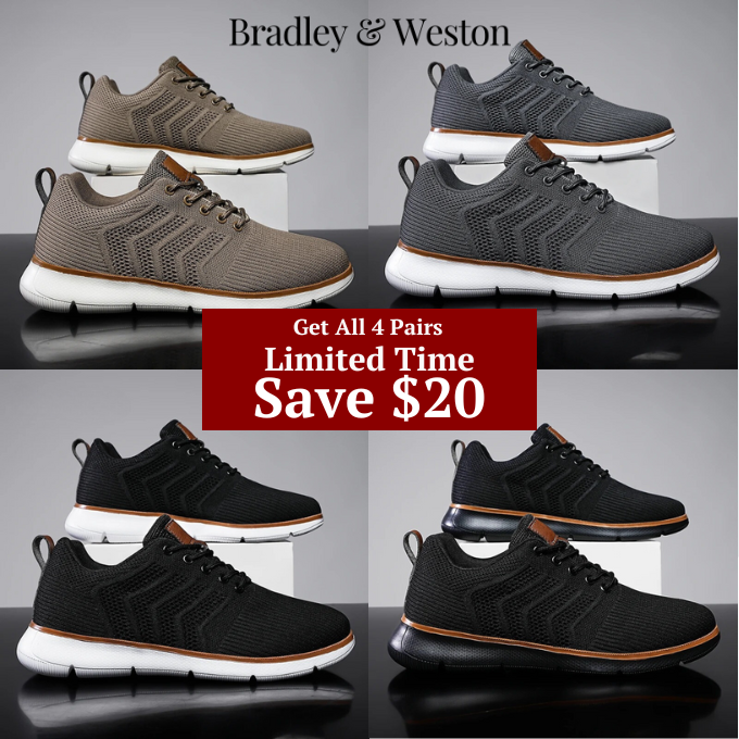 Mesh Knit Sneakers with Reinforced Stitching