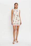 Relaxed Sleeveless Linen Dress
