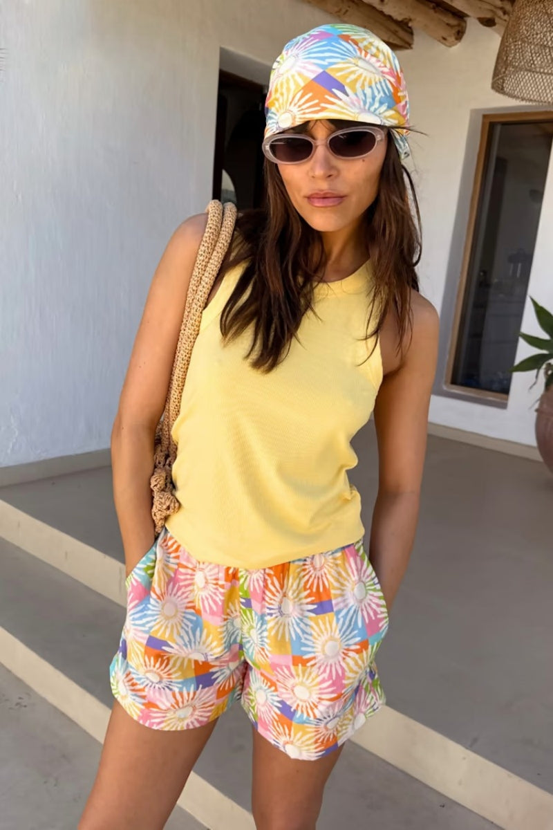 Coordinated CasualShorts Two-Piece Set
