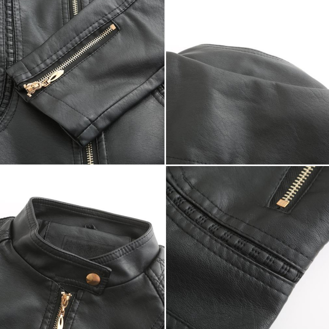 Stylish Leather Jacket with a Timeless Design