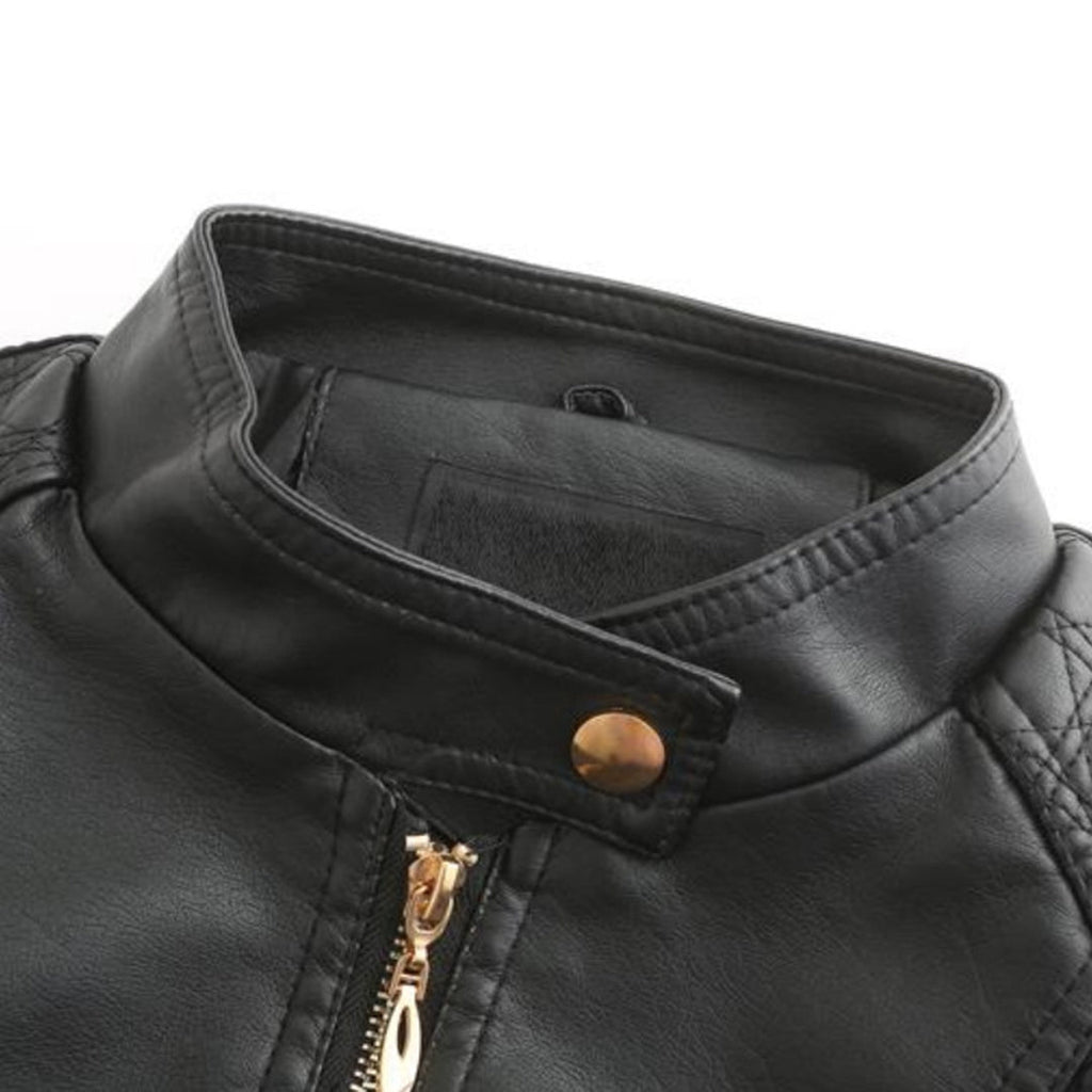 Stylish Leather Jacket with a Timeless Design